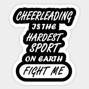 Cheerleading pompoms girls women sports Sticker